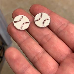 Baseball Cuff links